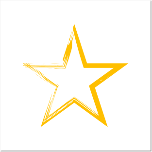 Yellow Star Posters and Art